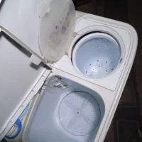 لباسشویی دوقولو هایر سالم وبدون پوسیدگی|ماشین لباسشویی و خشک‌کن لباس|فومن, |دیوار