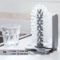 برس شست و شوی لیوان و بطری از داخل و بیرون