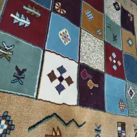 دو تخته فرش تمیز کارکرده در حد نو|فرش|بروجرد, |دیوار