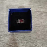 انگشتر رکاب نقره با سنگ های طبیعی|جواهرات|ایلخچی, |دیوار