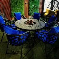 صندلی کافه رستورانی شاخ و برگی /ویلایی