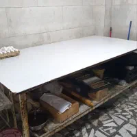 دوعدد میز کار ام دی اف سالم بدون حباب