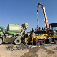 بتن ریزی و شفته آهک با اتومیکسر|خدمات پیشه و مهارت|دامغان, |دیوار