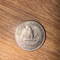سکه ۲۵ سنتی آمریکا سال ۱۹۷۷
