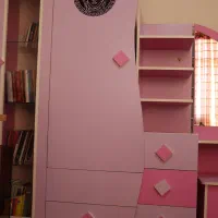 کمد سه تیکه|کتابخانه، شلف، قفسه‌های دیواری|شهریار, شهرک نماز (دینار آباد)|دیوار