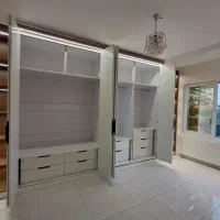 اجرای انواع کابینت ،کمد دیواری،پله چوبی|خدمات پیشه و مهارت|چابکسر, |دیوار