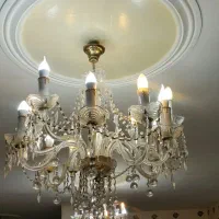 یک جفت لوستر12 شاخه|لوستر و چراغ آویز|اندیشه, اندیشه فاز ۳|دیوار