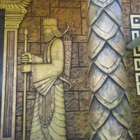 کناف‌ نقاشی پتینه کاغذدیواری آبنما سنگ کاشی آجرگچ|خدمات پیشه و مهارت|کازرون, |دیوار