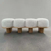 انواع پاف با پارچه وارداتی|صندلی و نیمکت|گرگان, |دیوار