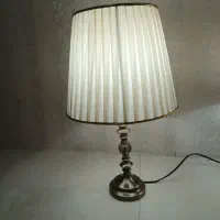 آباژور شامپاینی ۲تا برقی لامپ دار تکی هم فروخته|چراغ خواب و آباژور|اردبیل, |دیوار