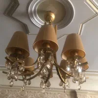 لوستر ۸شاخه با آباژور|لوستر و چراغ آویز|تهران, شادمان|دیوار
