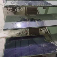 پله آلومینیوم با کف پله شیشه سکوریت ۳ لایه|مصالح و تجهیزات ساختمان|کیش, |دیوار