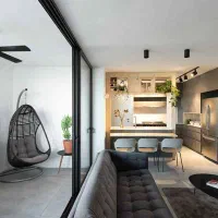 آپارتمان-95متر-2خواب-گلخانه-خانه-اصفهان