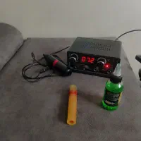 دستگاه تتو سالم با رنگ قرمز ژل