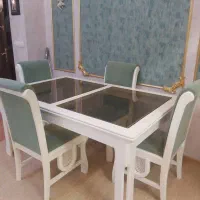 غذاخوری شیک با ۶تا صندلی کاملا سالم وتمیز