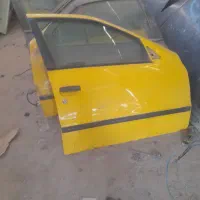 در سمند ترو تمیز رنگ زرد و بژ