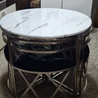میز ناهار خوری گرد و بسیار شیک