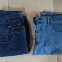 شلوار لی و کتان راسته