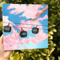 تابلو بوم رنگ روغن کار دست