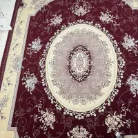 فرش ۱۲ متری زمینه لاکی