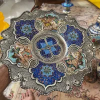ست ظروف قلم زنی و نقاشی