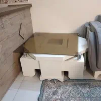 میز جلو مبلی بزگ ۵ تیکه با ۴ تا عسلی