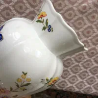 گلدان چینی اصل انگلیسی بینهایت زیبا|صنایع دستی و سایر لوازم تزئینی|تهران, سید خندان (جلفا)|دیوار
