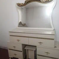 ست کامل سرویس اتاق شامل تخت خواب، دکوری،میز ارایشی|تخت و سرویس خواب|کرمان, |دیوار