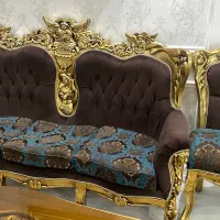 مبل استیل طرح فرشته منبت صد رصد چوب