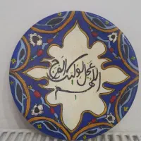 نقاشی روی سفال با طرح دلخواه|تابلو، نقاشی، عکس|ساوه, |دیوار