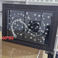 قاب گل نقره|صنایع دستی و سایر لوازم تزئینی|اصفهان, سرتاوه|دیوار