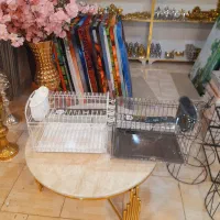 اب چکان فلزی دوطبقه اک|آب‌چکان و نظم‌دهنده ظروف|قم, شهرک فاطمیه|دیوار