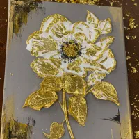 تابلو دیواری برجسته ورق طلا