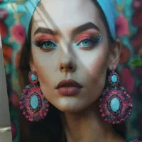 تابلو گلدون ماهی جا عودی چهارپایه چوبی تزئینی