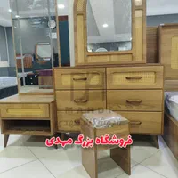 تخت تشک مدل لوتوس*ام دی اف*ترک*|تخت و سرویس خواب|رشت, شهرک صبا|دیوار