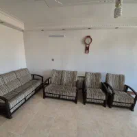 مبل ۷ نفره چوبی اسکلت سالم و محکم مناسب رویه‌کوبی