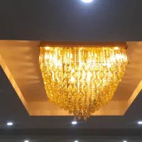 لوستر. موکت.  چمن مصنوعی.  کاغذدیواری. نور مخفی|لوستر و چراغ آویز|اهواز, کیانپارس |دیوار