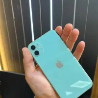 آیفون ۱۱نرمال ZA(دوسیم کارت)رنگ سبز128گیگ کارکرده