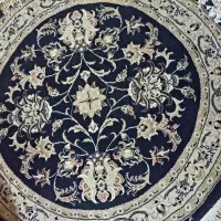 دو قالیچه ی گرد بسیار زیبا و نو|فرش|گرگان, |دیوار