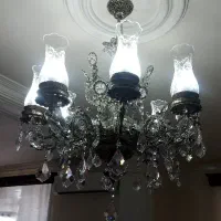 لوستر برنز و کنار سالنی برنز