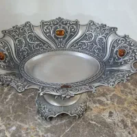 میوه خوری وشیرینی خوری پیوتر با۲تا سینی و۲تا قندون|ظروف سرو و پذیرایی|اسلام‌شهر, شهرک واوان|دیوار