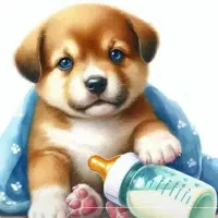 سگ پشمالو نر ۲ساله