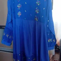 مانتو گلدوزی شده مجلسی