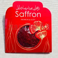 زعفران ممتاز صادراتی پاکت تاج دار قرمز تک گل