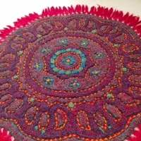 رومیزی پته دوزی|صنایع دستی و سایر لوازم تزئینی|شاهرود, |دیوار