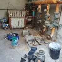 موتورخانه (شوفاژ خانه ) لوله کشی