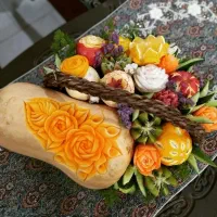 آموزش تزیینات یلدایی ، حکاکی هندوانه و کدو|خدمات آموزشی|اصفهان, ملک‌شهر|دیوار