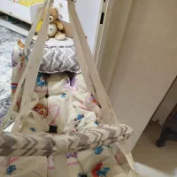 تاب کودک نو بسیار نرم همراه با بالش و کمربند حفاظ