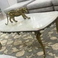 میز برنز رویه سنگ