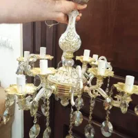 لوستر 4 شاخه با لامپ|لوستر و چراغ آویز|مشهد, هفده شهریور|دیوار